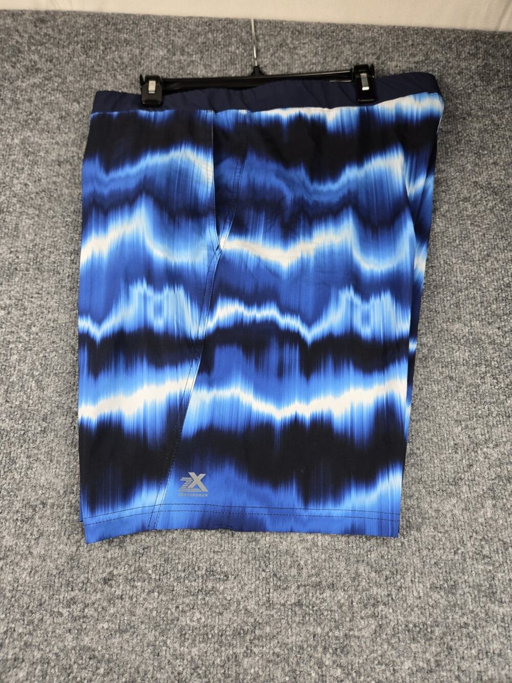 ZeroXposur Swim Trunks Mens XXL Lined Navy Ray 50 UV Protection #611